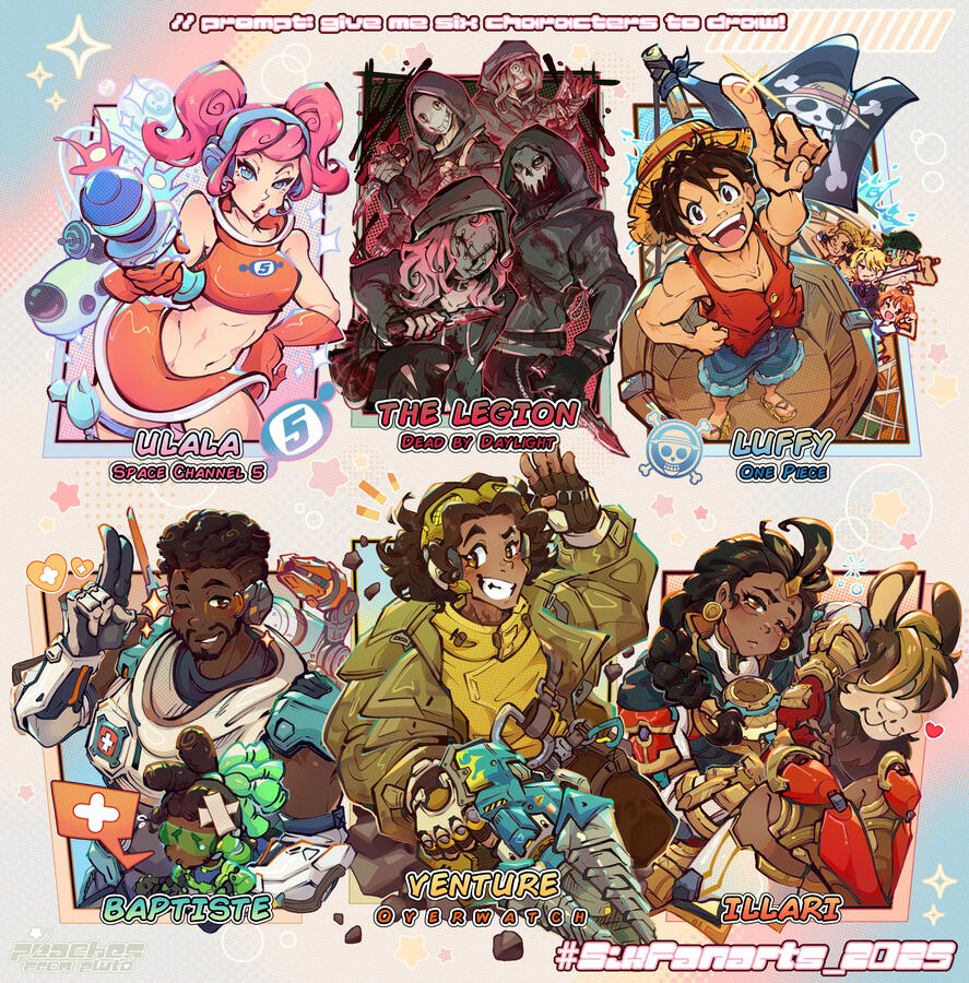 Six Fanarts 2025 [Various]