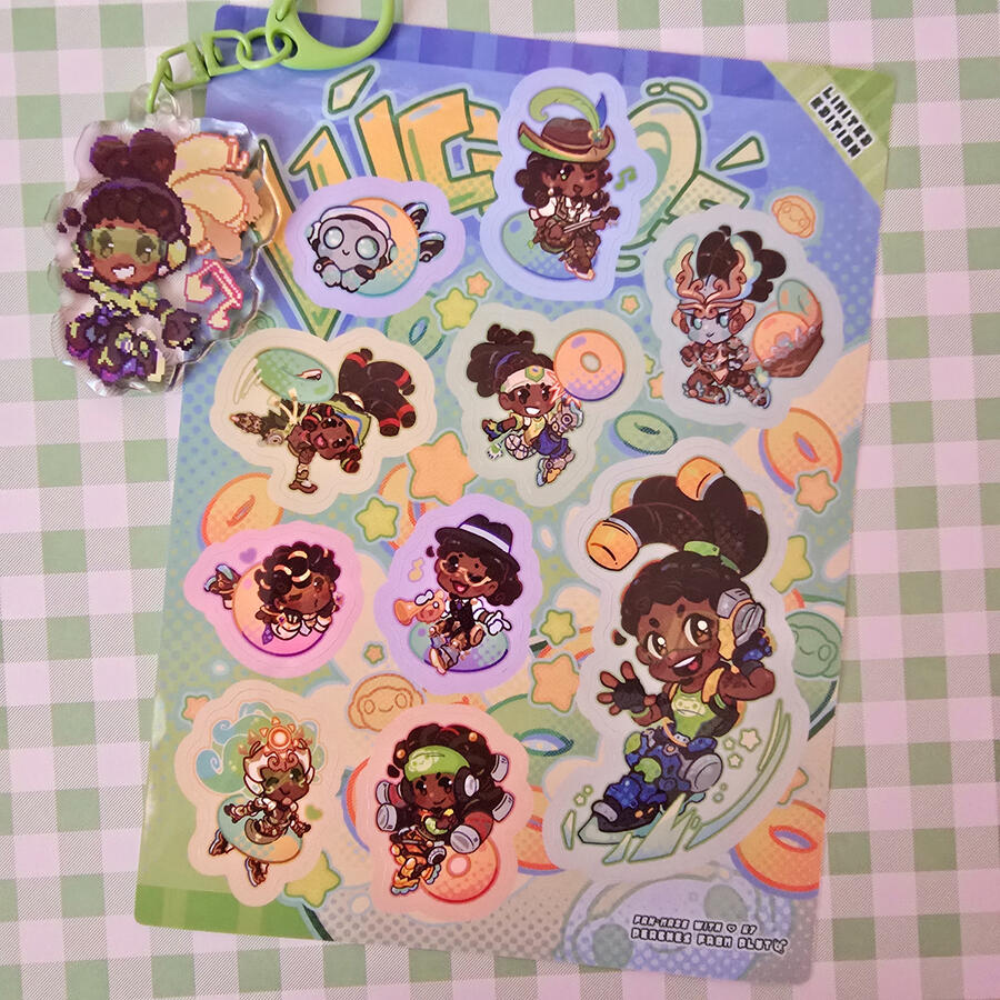 Lúcio-Oh&#39;s Sticker Sheet [Overwatch]