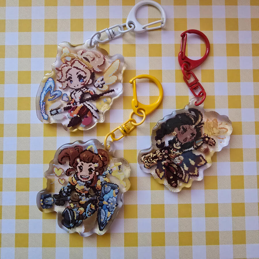 Hero Pixel Keychains - Wave 2 Supports [Overwatch]