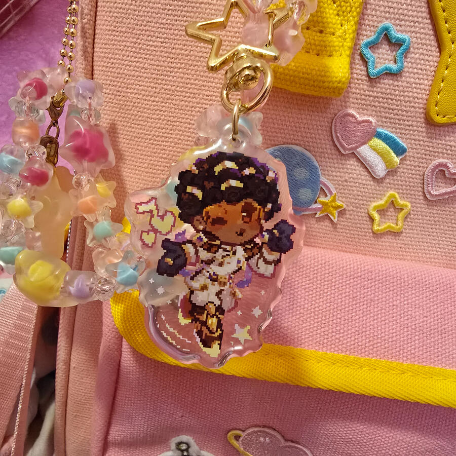 Starwatch Pixel Keychains - Space Prince Lúcio Promotional [Overwatch]