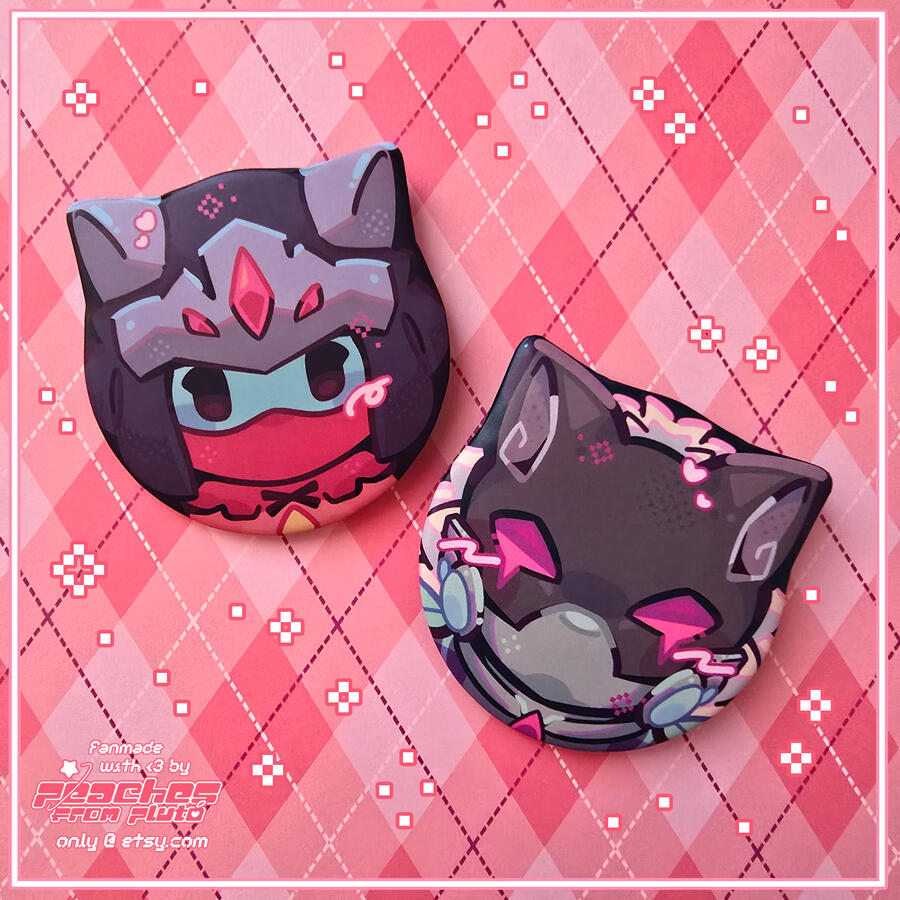 Drifter and Alt Button Pins [Hyper Light Drifter]